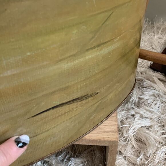 Vintage Mid Century J L Clark Metal
Trash Can Wastebasket Lamp Book Clock Pen - Picture 13 of 17